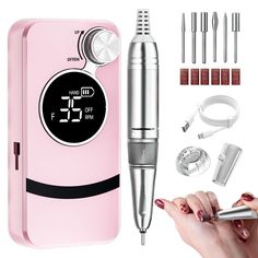 #ad New ListingElectric Nail Drill Machine - 35000RPM Electric Nail File Portable Nail Drill...New Listing Acrylic Nail Drill, Speed Max, Low Vibration, Electric Nail Drill, Nail Salon Design, Electric Nail File, Drill Machine, Nail Drill Machine, Nail Buffer