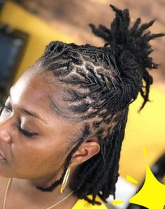 Dreadlock Short Hairstyles Black Women, Short Dreads Updo Styles For Women, Up Down Locs Hairstyles For Women, Dred Styles Women, Loc Style Ideas Black Women, Short Loc Styles For Women Updo For Wedding, Short Dreadlocks Styles Black Women, Dreads Short Hair Black Women, Women Loc Styles Short