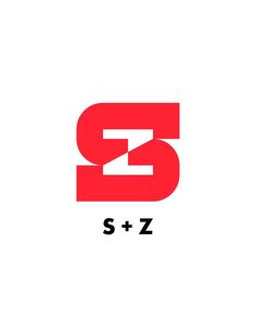 the logo for s + z is shown in red and black on a white background