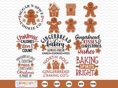 gingerbread cut file and svt bundle