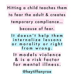 Tiffany Roe • Therapist Entrepreneur on Instagram: "As a psychology teacher & therapist I shared the research in my classroom that’s blatantly against corporal punishment & it was always controversial. Listen, I’m a mandatory reporter so I’ll report you if I see or hear about abuse. Period. I grew up in a violently abusive home that caused me CPTSD & anxiety. I learned to become fiercely independent and trust/rely on no one. That’s what abuse did. We know the impact of physical abuse and i Psychology Teacher, Fiercely Independent, Inner Child Healing, Parenting Help, Mindful Parenting, My Classroom, Positive Parenting, Inner Child, Growing Up