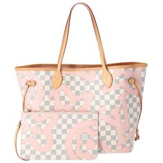 Condition: Very Good Exterior: Corner Wear, Edge Scuff, Liquid Marks Handles: Edge Scuff Hardware: Scratch(Es) Interior: Surface Wear Base Length: 12.25 In Height: 11.75 In Width: 6.25 In Drop: 8.75 In White Monogram Canvas Bag With Removable Pouch, White Monogram Canvas Shopping Bag, Beige Pink Color, Neverfull Louis Vuitton, Louis Vuitton Neverfull Mm, Neverfull Mm, Vuitton Neverfull, Cream White, Womens Tote Bags