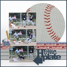 an image of a baseball collage with people in the background