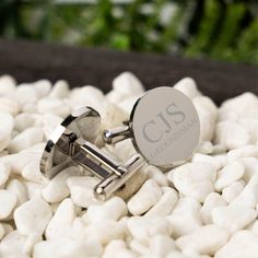 Elevate your style with our custom round cuff links. Perfect for any special occasion, these cuff links can be engraved with your choice of text.  -Custom Engraving: Add initials or a special message. -Elegant Design: Classic round shape. -High-Quality Silver: Durable and stylish. -Great Gift Idea: Perfect for weddings, anniversaries, or celebrations!  Make a statement with personalized elegance! Wedding Cufflinks Groomsmen, Father Of Bride, Wedding Cufflinks Groom, Initial Cufflinks, Wedding Cufflinks, Groomsmen Gift, Cufflinks Wedding, Bride Gift, Tie Accessories