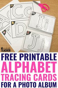 free printable alphabet matching cards for a photo album with the text, free printable alphabet matching cards for a photo album