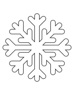 a snowflake that has been cut out to look like it is in the shape of a snowflake