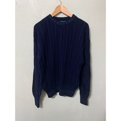 Used condition check dimensions before buying  10389 Chest 21.5 Length 24 Sleeve 24.5 Dark Blue Knit Sweater, Pull Ralph Lauren Bleu Marine, Navy Knit Sweater, Pull Bleu Marine, Croft And Barrow, Plaid Sweater, Saint Paul Mn, Fall Fits, Saint Paul