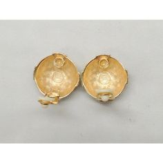 This is part of Chairish’s Costume Jewelry assortment.  1980s goldtone domed with textured X's through them clip back earrings. Marked "Givenchy Pairs New York" with the Givenchy logo. Measure: 1 inch by 1 inch. Condition: Very good; a small amount of wear to smooth sections, pads in the back have been lost. You can either replace the pads or wear them as is. Lost You, Givenchy Logo, Modern Branding, Accessories Jewelry Earrings, Clip Earrings, Vintage Costume Jewelry, Vintage Costumes, Costume Jewelry, Clip On Earrings