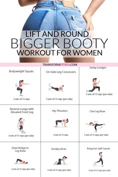 Motivasi Diet, Bum Workout, Workout For Women, Body Workout Plan, At Home Workout Plan, Weight Workout Plan