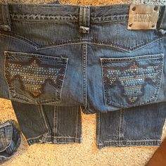 New Antih Denim Jeans With Amazing Detail. I Got The Wrong Size When Purchased Denim Men, Mens Bootcut Jeans, Mens Denim, Denim Blue, Bootcut Jeans, Mens Jeans, Blue Denim, Denim Jeans, Color Blue