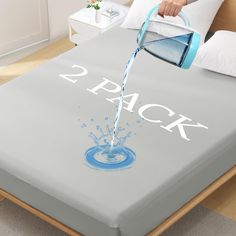 PRICES MAY VARY. 【2 PACK Waterproof and Stain-Resistance Mattress Protector】(54” x 75” Full Size) Pro-TPU mattress water-resistance layer is thicker than before, free of vinyl or PVC, can efficiently help you get over with accidences like spill fluid, pee, urine, and repel stains from all sides. Without worrying about runny eyes or stuffy noses, it will lull you to sweet dreams. 【Colling and Breathable Mattress Cover】Smooth surface, with High-Count Yarn, is more moisture-wicking and make it supe Help Sleeping, Mattress Protector Waterproof, Sleeping Better, Mattress Pad Cover, 4” Mattress Top, Stuffy Nose, Stretchy Skirt, Mattress Cover, Sleep Help