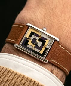 Unique Watches Creative, Mens Suit Fit, Accesories Jewelry, Cartier Tank