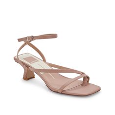 Dolce Vita-Baylor Sandal Step into a warm weather look with the Baylor sandal from Dolce Vita to finish off the ensemble. Crafted from leather, this strapping piece offers a versatile add to your wardrobe. White Sandals Heels, Kitten Heel Sandals, Trending Sandals, Strap Sandals Women, Leather Heels Sandals, Dolce Vita Shoes, Cool Boots, Dress Sandals, Dress And Heels