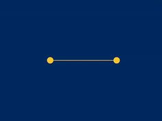 a blue background with yellow dots and lines