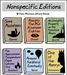 four different types of nonsenses with the words,'nonspecifictic editionss '