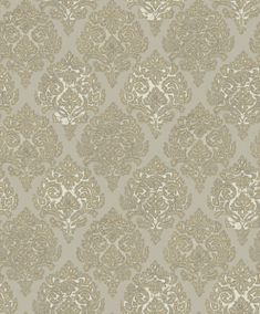 Modern Damask Mottled Wallpaper in Gold/Bronze Luxurious Wallpaper, Fourth Wall, Wallpaper Design, Burke Decor, Subtle Textures, Wallpaper Samples, Damask, Abstract Design, Wall Coverings