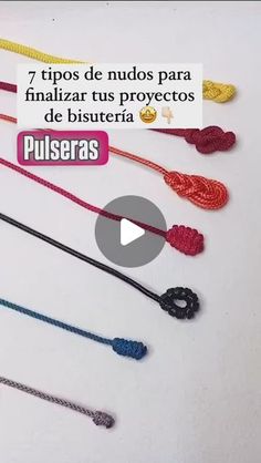 several different types of bracelets are shown in this advertizer's video