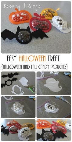 an easy halloween treat for kids to make with candy and candies is the perfect way to decorate it