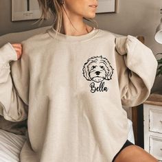 Custom Dog Sweatshirt Doodle Mom Sweatshirt Golden Doodle - Etsy Shirt Doodle, Custom Dog Sweatshirt, Doodle Shirt, Standard Schnauzer, Doodle Mom, Dog Mom Sweatshirt, Lover Sweatshirt, Nurse Sweatshirt, Moms Club