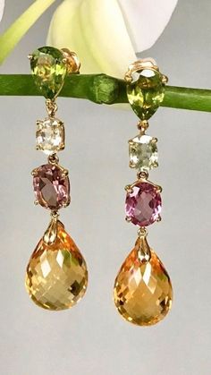 Genuine Natural Gemstone Earring Minimalist Jewelry Solid 14k Yellow Gold Drop Multi Stone Diamond Rainbow Stone Earring Christmas Gift ≫ Features * Material : 14k & 18k Gold With Stamped * Gemstone : Morganite * Multi Stone Earring * Drop Earring * 14K Solid Yellow Gold, ( Available in 14K & 18K Yellow, Rose, and White Gold ) * Option available in 18K Gold * Earring Size : Width 15 X 20 MM * All size available * Ready to Ship in 1-2 Weeks ≫ FAQ below for more detail. ✦ Sizing We can adjust most Luxury Modern Multi-stone Gemstones, Luxury Elegant Gemstone Earrings, Luxury Multicolor Gemstones For Jewelry Making, Luxury Gemstone Earrings For Everyday, Luxury Gold-plated Multi-stone Earrings, Luxury Multi-stone Gold Plated Earrings, Luxury Gold Plated Multi-stone Earrings, Elegant Multi-stone 14k Gold Earrings, Yellow Gold Earrings With Gemstone Accents