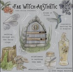 Fairy Witch Aesthetic, Fairy Witch, Whimsy Art, Cottage Witch, Wiccan Spell Book, Witchcraft Spell Books, Witchy Crafts, Witch Spell Book