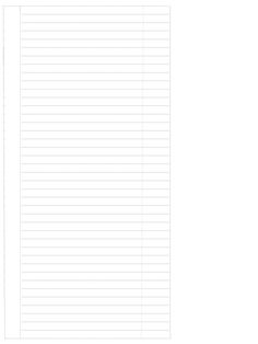 the back side of a white paper with lines on it and an empty space for writing