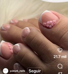 Pedicure Designs Toenails, Acrylic Toe Nails, Acrylic Toes, Pretty Toe Nails, Pedicure Designs, Glamour Nails, Cute Gel Nails, Toe Nail Designs