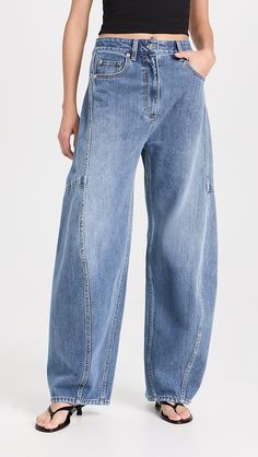 Tibi Classic Wash Denim Sid Jeans | Shopbop Rewash Brand Jeans, Buy Jeans, Fashion Jackson, Jean Trends, Denim Trends, China Fashion, Denim Wash, Denim Fashion, Denim Pants