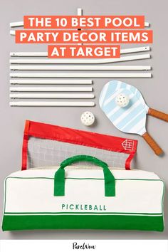 the 10 best pool party decor items at target pickleball paddles and ball