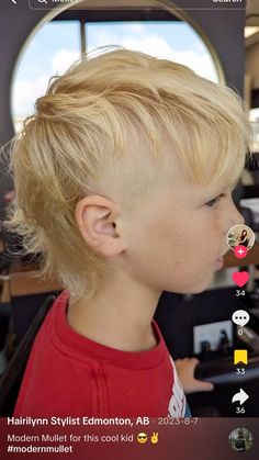 Mullet Kid Mullets Boys, Boy Hair Cuts Long Hair Straight, Modern Mullet Toddler Boy, Kids Mullet Haircut 2023, Boy Mullet Haircut Kids, Mullet Hairstyle Kids Boy, Mohawk Mullet Kids, Little Boy Haircut Mullet