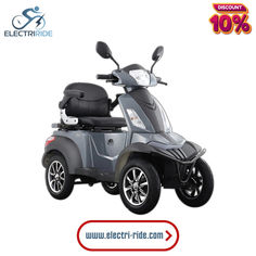 an electric scooter is shown in this advertisement