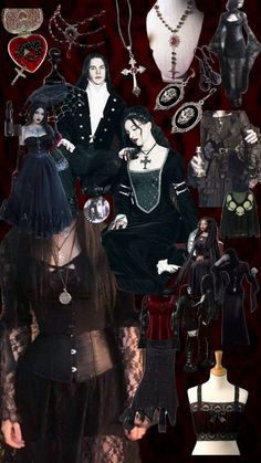 Vampire Goth Aesthetic, Goth Aesthetic Outfit, Romantic Goth Aesthetic, Romantic Goth Outfits, Macabre Fashion, Vampire Goth, Gothic Clothing