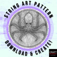 the cover art for string art pattern, featuring an image of two people in a circle