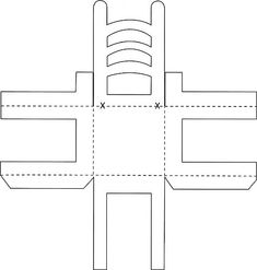 an image of a cross cut out from paper