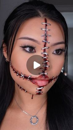 Halloween Makeup Tutorial Easy, Scary Creepypasta, Creepy Facts, Halloween Makeup Tutorial, Makeup Transformation, Easy Halloween, Beauty Shop, Viral Pins