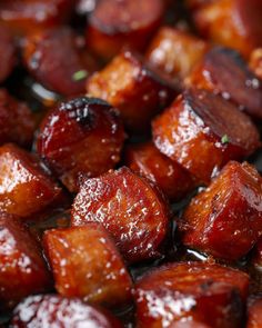 close up view of cooked food items in oil