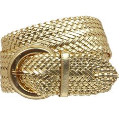 Women Really Love These Metallic Braided Woven Belts. They're Stylish And Show That Your Fashion In Style Is Unique. These Belts Bring Out Your Outfit Completely..... Also Come In Black And Gold, Silver, Black, White And Beige Colors..... 2 Inches Wide Size Small - 39 Inches Size Medium - 42 Inches Size Large - 45 Inches Size X-Large - 50 Inches Tooled Leather Belts, Braided Leather Belt, Cloth Belt, Concho Belt, White And Beige, Gold Belt, Brand Accessories, Wide Leather Belt, Gold Belts