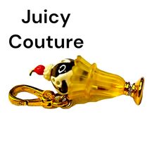 Authentic Juicy Couture. Charm Pendant For Bracelets Or Necklaces. Ice Cream Sundae. Gold Hardware. The Sundae Glass Is Yellow Tinted. Used & In Great Condition. Great For Collecting. Look In Our Closet For Brands Like Coach, Chanel, Kate Spade, Kendra Scott, Frye, Patricia Nash, James Avery, Jimmy Choo, Christian Louboutin, Brighton, Tory Burch & Golden Goose. Ask Any Questions & Look At All Pics. All Pics Can Vary In Colors. Some Bright, Dull, Ugly, Cute. Just Saying We Do Our Very Best To Rep Ice Cream Necklace, Grandpa Cardigan, Trendy Logos, Character Board, Juicy Couture Charms, Juicy Couture Jewelry, Granny Chic, James Avery, Ice Cream Sundae