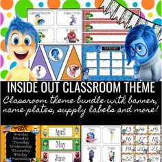 the inside out classroom theme for monsters