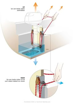 the diagram shows how to install an automatic water heater in your home or office