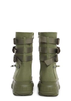 cuz you don't fumble the bag! These chunky platform combat boots have a canvas construction, zipper pocket details, adjustable lace-ups, triple buckled straps, and side zip closures. Platform Combat Boots, Chunky Platform, Pocket Detail, Dolls Kill, Exclusive Collection, Streetwear Fashion, Online Boutique, Side Zip, Combat Boots