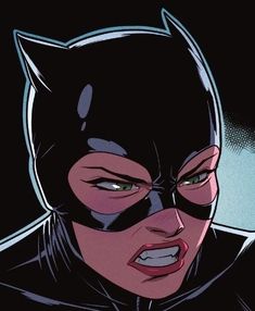 an image of a catwoman in the dark knight comics with caption that reads, you can't stop talking to me