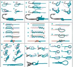 an image of different types of fishing hooks