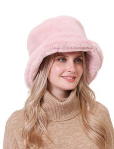 PRICES MAY VARY. MATERIAL:Our faux fur Bucket Hats are made of faux rabbit fur, feel soft and warm on your head FREE SIZE:One size fits most people. Hat circumference 22"-23.5"; Brim width 3.15”; Height 4" VARIOUS COLOR:Solid and printed design can meet your different matching needs in winter, fall and spring GIFT IDEAL:An ideal gift hat for your mother, grandmother, girlfriend, daughter and friends in Birthday, Halloween, Thanksgiving, Christmas, New Year FASHION SET:You can find matching scarf Cow Bucket Hat, Style Bucket Hat, Fur Bucket, Faux Fur Bucket Hat, Fur Bucket Hat, Winter Knit Hats, Pink Faux Fur, White Faux Fur, Bucket Hats