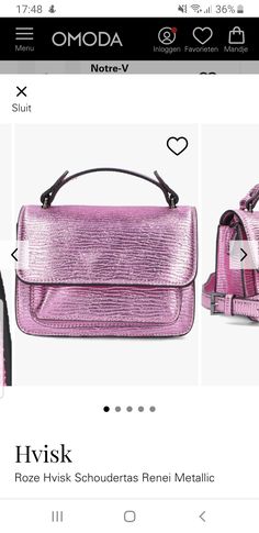 an image of a pink purse on the app store page, which is showing it's contents