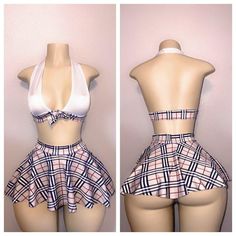 ShishaExotics - Etsy Striper Outfits, Celana Jogger Wanita, Plaid Skirt Set, Womens Costumes, Dancers Outfit, Women Tie, Seductive Clothes, Easy Trendy Outfits, Really Cute Outfits