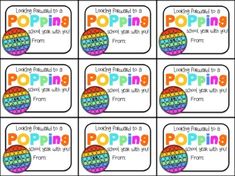 poppin's labels with the words looking fabulous to be