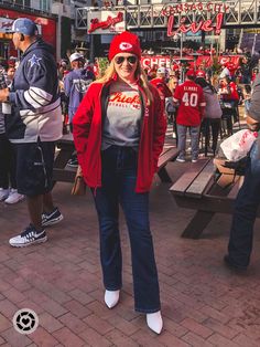 Kansas City Chiefs Clothes, Chiefs Outfit, Kc Chiefs Shirts, Chief Clothes, Kansas Chiefs, Downtown Kansas City, Chiefs Game