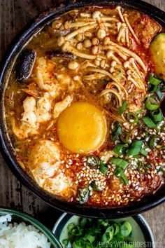 Easy Soondubu Jjigae Recipe (Spicy Korean Soft Tofu Stew) Soft Tofu Stew, Soondubu Jjigae, Jjigae Recipe, Korean Cucumber Salad, Tofu Stew, Soft Tofu, Asian Side Dishes, Asian Noodle Recipes, Takeout Food