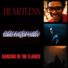 the cover art for heartless's upcoming album, dancing in the flames